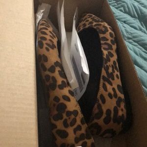 NWT Leopard Print Flats